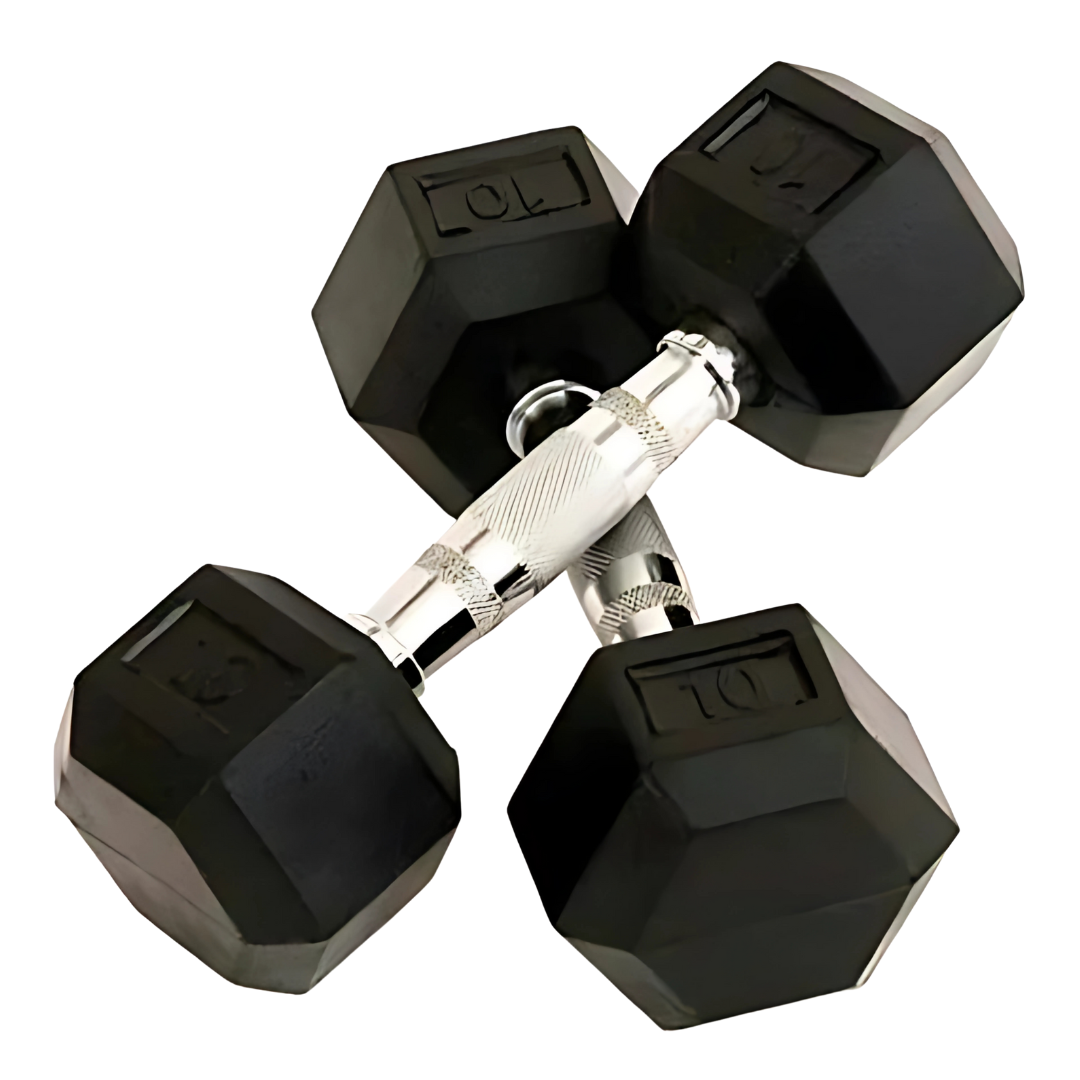 Par de Mancuernas Hexagonales de 10 libras