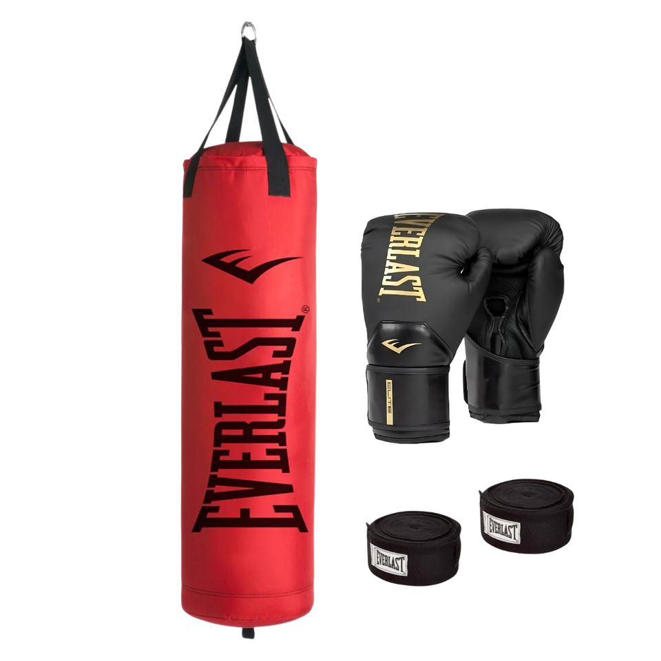 Muay Thai Saco Boxeo Con Guantes Muay Thai Saco Boxeo Lleno