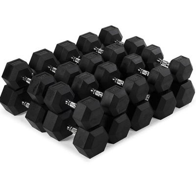 Medio Set de Mancuernas Hexagonales 550 LBS