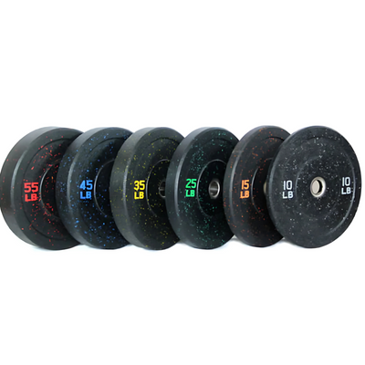 Full Set Bumper Plates 370 LBS