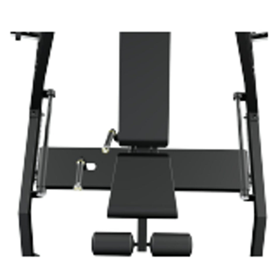 Prensa de Pecho Inclinada con Discos Trapezoid Titanium JG-BM022 — vista 3