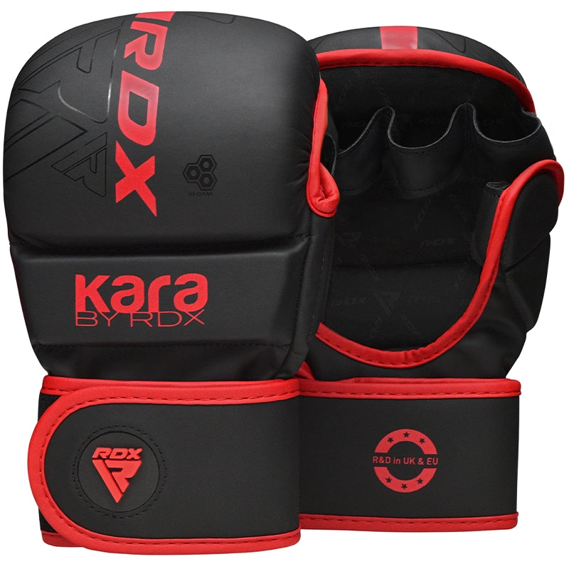 rdx_f6_kara_mma_sparring_7oz_mma_equipamientos_costa_rica_negro_con_rojo