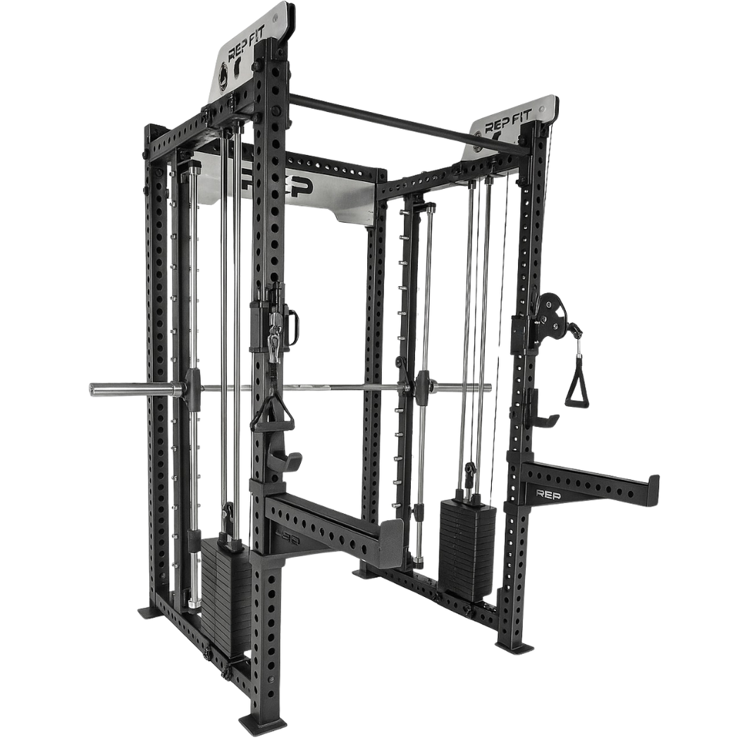 🏋️‍♂️ Super Rack Smith/Crossover REP FIT | MMA Equipamientos CR