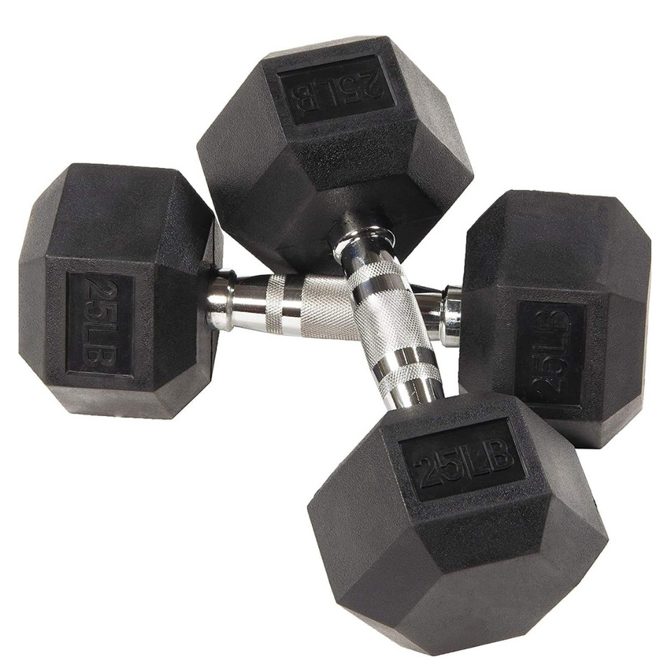 Par de Mancuernas Hexagonales de 25 libras - Main Image
