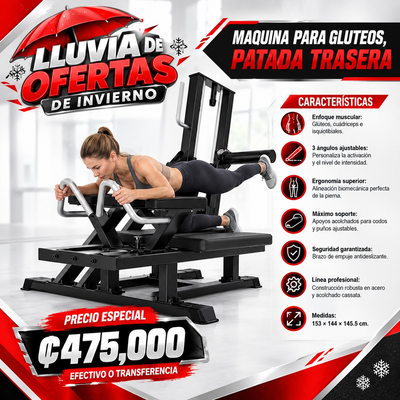 Máquina Patada Trasera para Glúteos A619