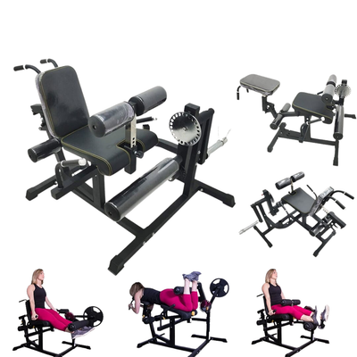 Máquina de Piernas 3 EN 1: Flexión Sentado/Acostado y Extensión de Piernas