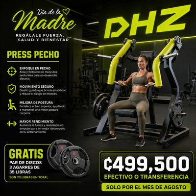 Oferta Press Pecho + 70 lb en Discos