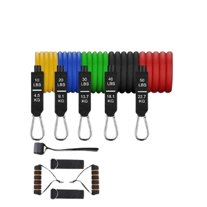 Set de ligas con 11 piezas/ 150 libras de resistencia